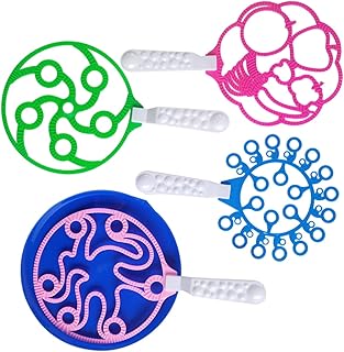 Totority 5 Pcs Bubble Wands for Kids Bubble Toy DIY Tools Blowing Bubble Soap Tools Bubble Stick Blowing Bubble Toy Self Made Bubble Blower Child Kids Outdoor Playset Bubble Wand