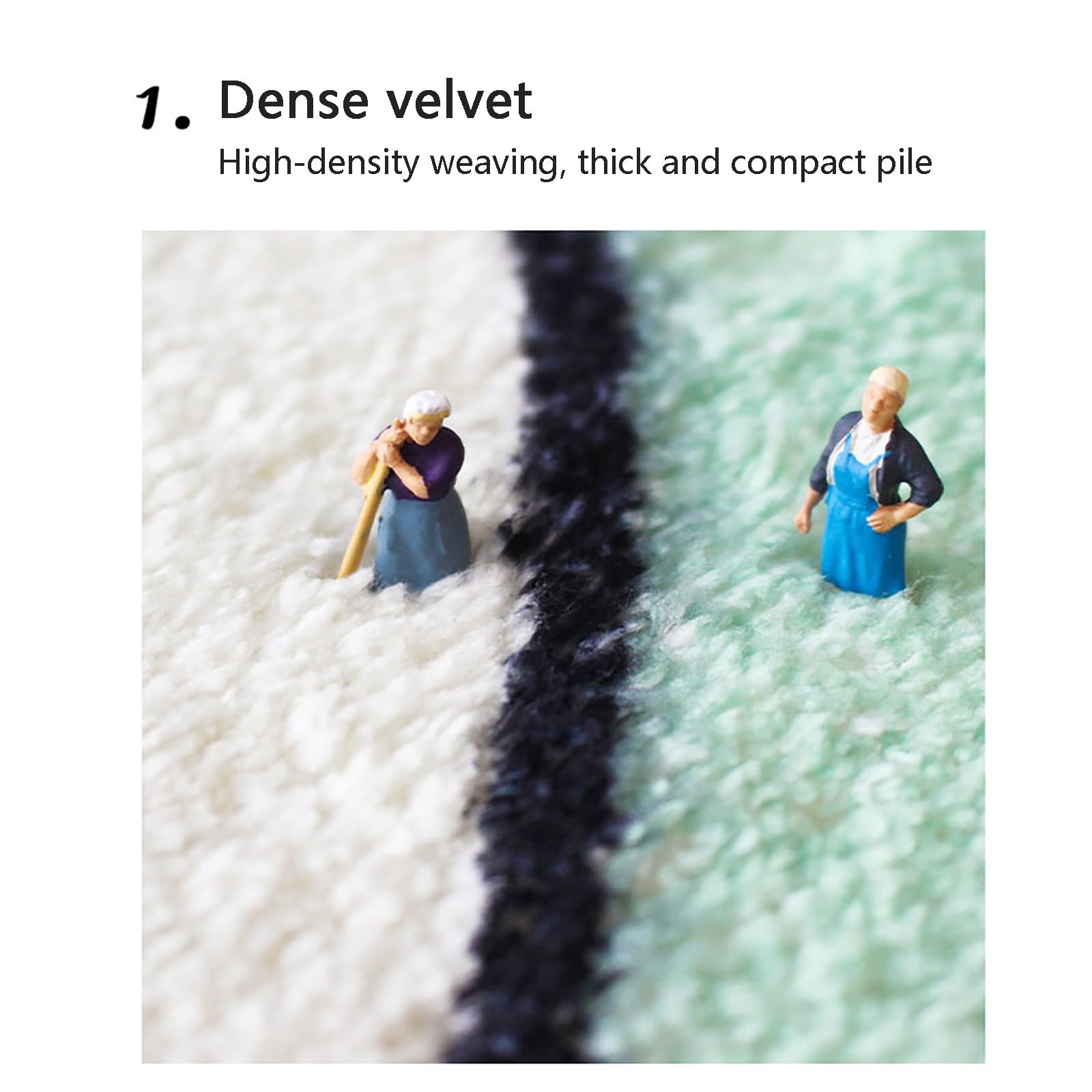PUIOKA Tapis de Forme irrégulière, Tapis Imitation Cachemire, Tapis imprimés à Lignes ondulées, Tapis de Salon