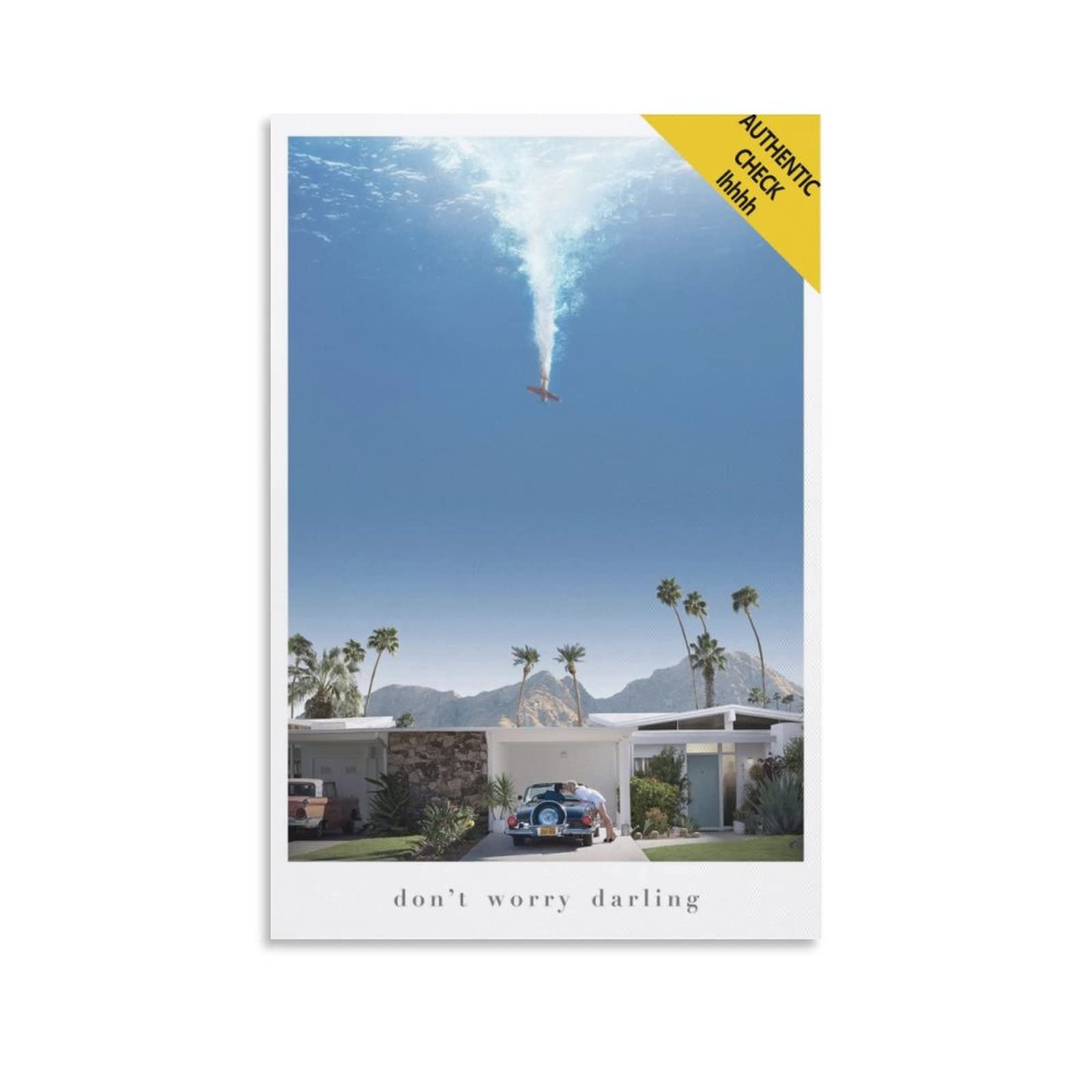 SSSR Movie Don't Worry Darling Poster 2022 Room Aesthetic Decorative Painting Canvas Posters Art Wall Print Modern Family Bedroom Decor 12x18inch(30x45cm)