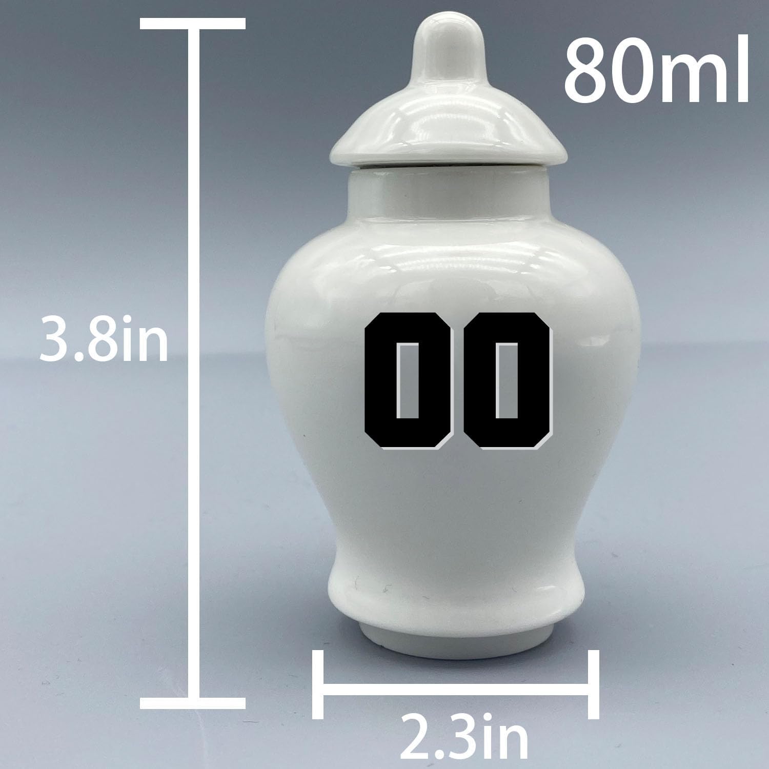 Customize Football Small Urn. Please Send Customization Information - Name/Date and Number on Urn
