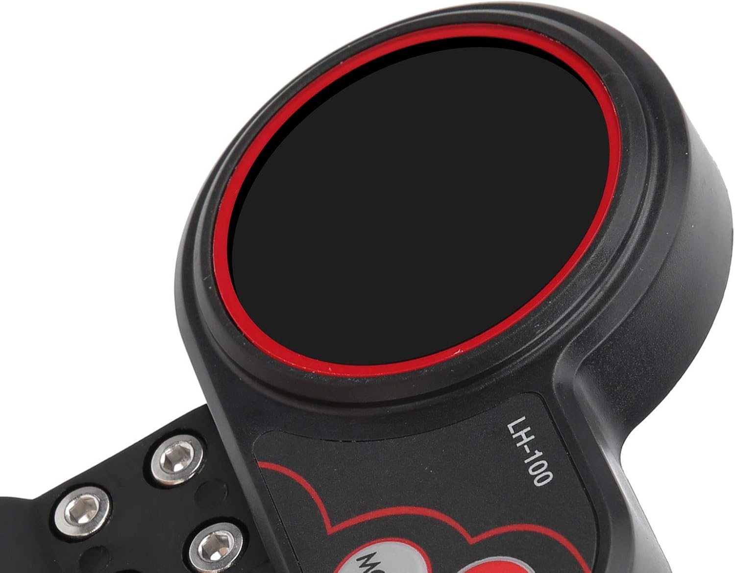 Electric Scooter Throttle Speedometer with Display for Mountain Bike 60V 6 Pin Connector (Plastic Black)