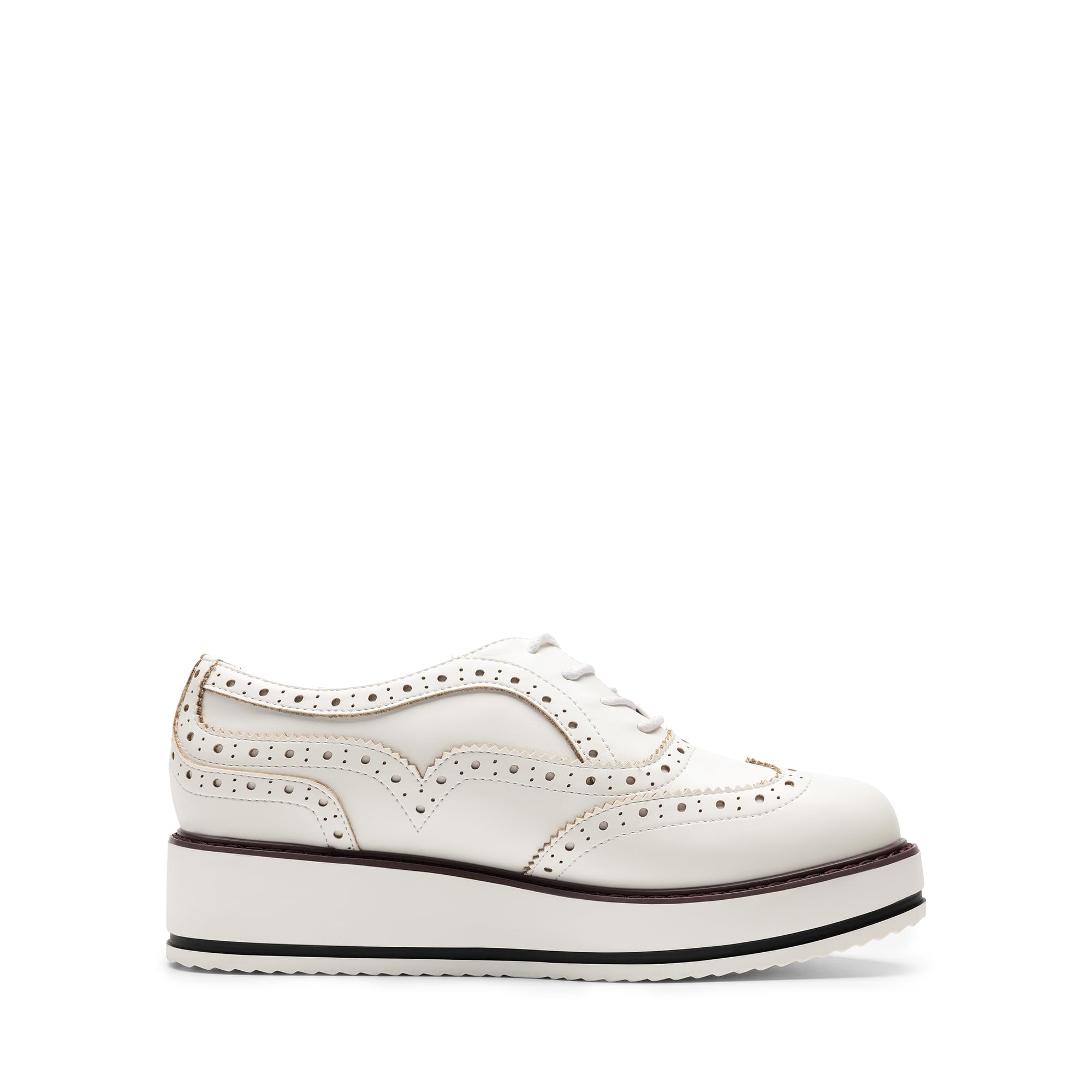 DREAM PAIRS Scarpe da donna con plateau Oxfords Lace-up Wingtips Round Toe Dress Shoes