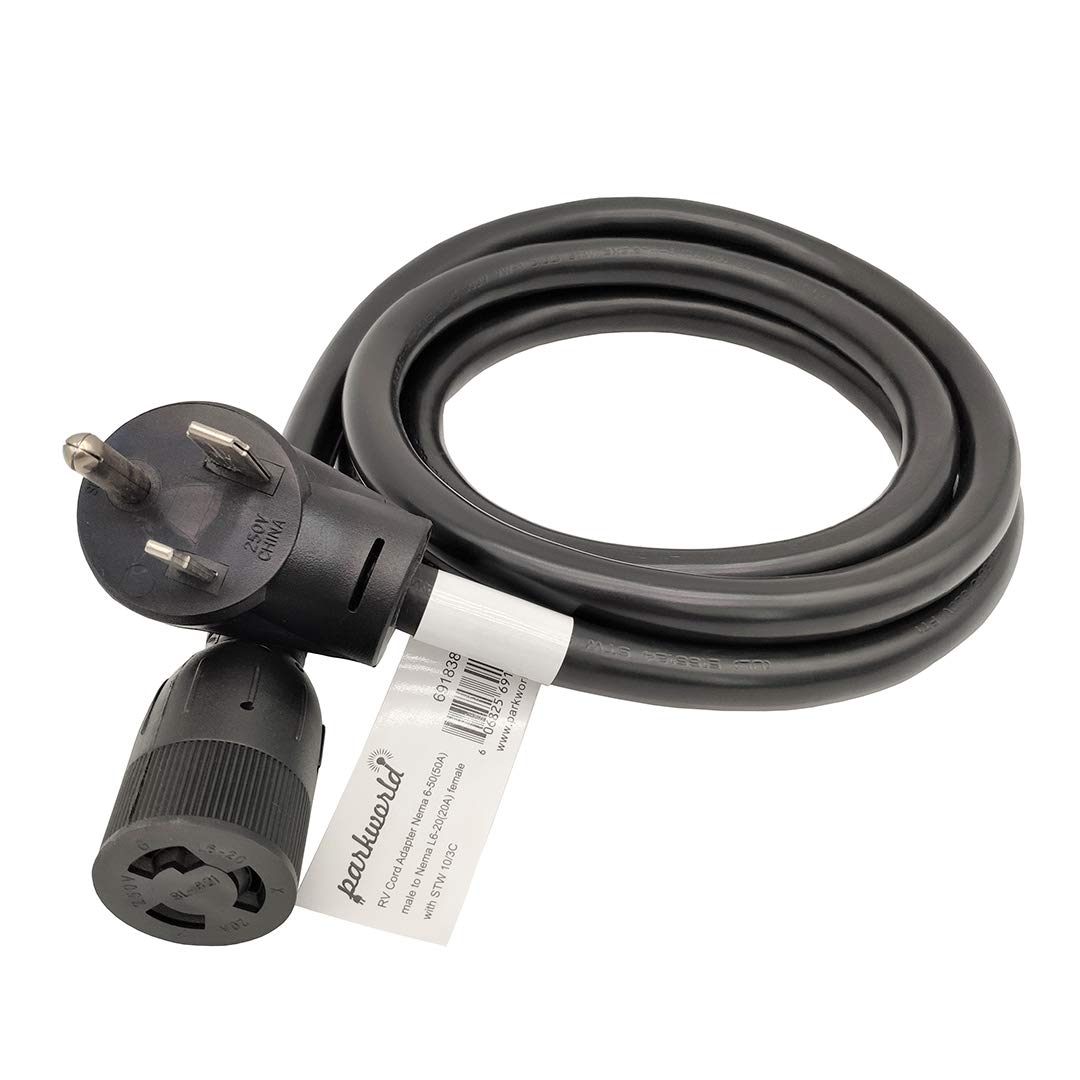 Parkworld 886719 Welder 40AMP Adapter Cord 6-50P Male To 6-30R Female 7 thumbnail image