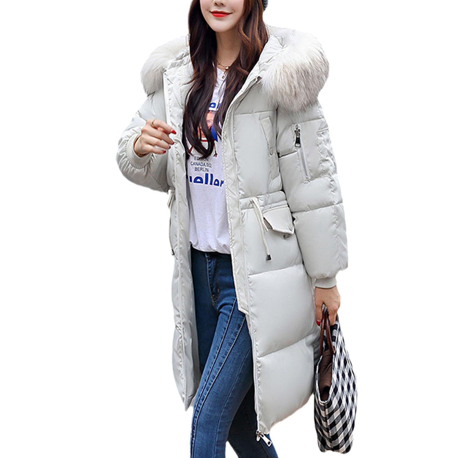 Cappotto Peluche Donna Invernale Taglie Forti Giacca Teddy Pile con Cappuccio in Pelliccia Sintetica Giacca in Pile Inverno e Autunno Giubbotto Sherpa Piumino Donna 100 Grammi Giubbino Lana Offerta
