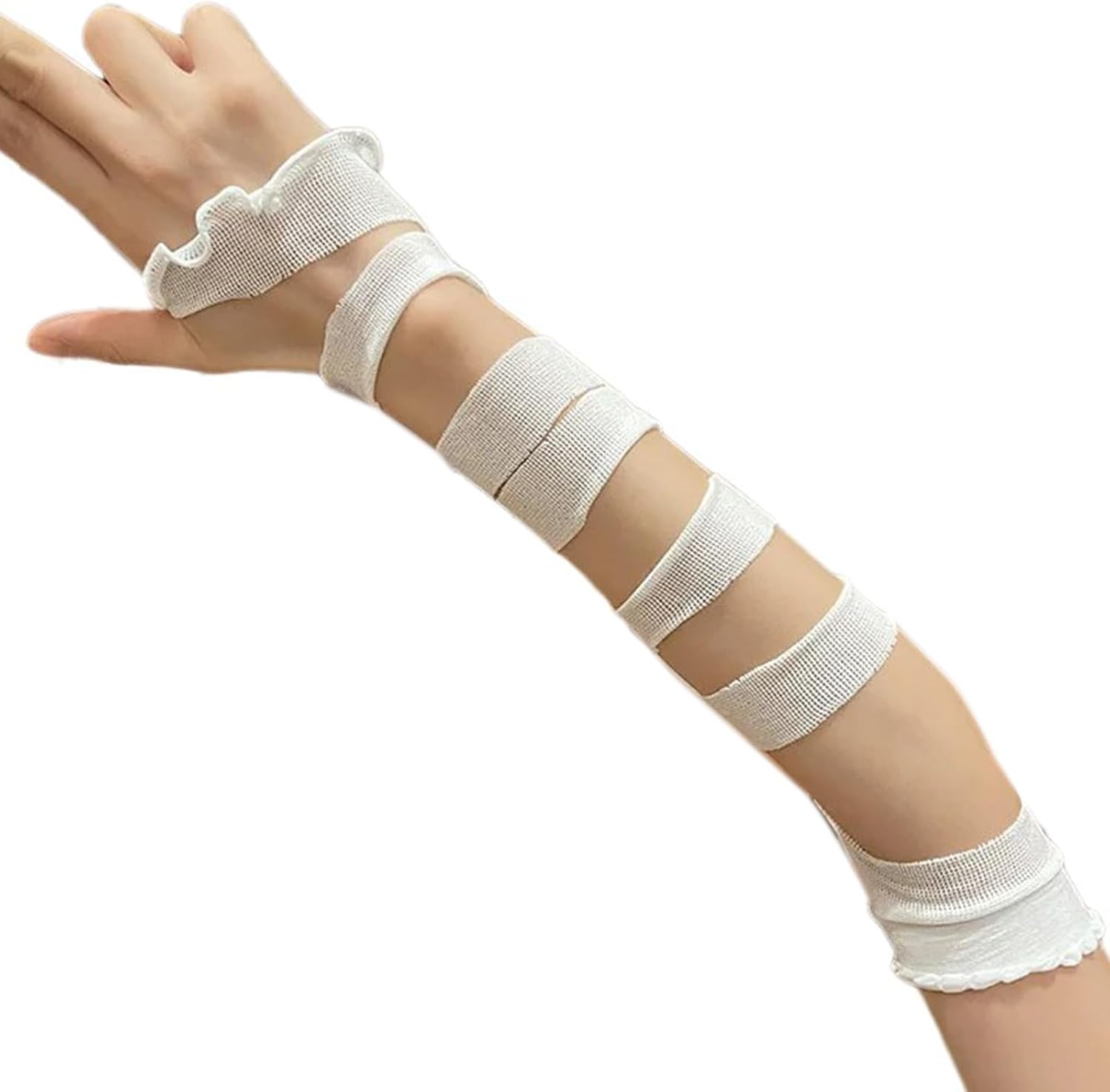 Gloves,Bandages Arm Sleeves for Cosplay Party Fingerless Long Arm Gloves Animation Party Gloves JKStyle Girl Arm