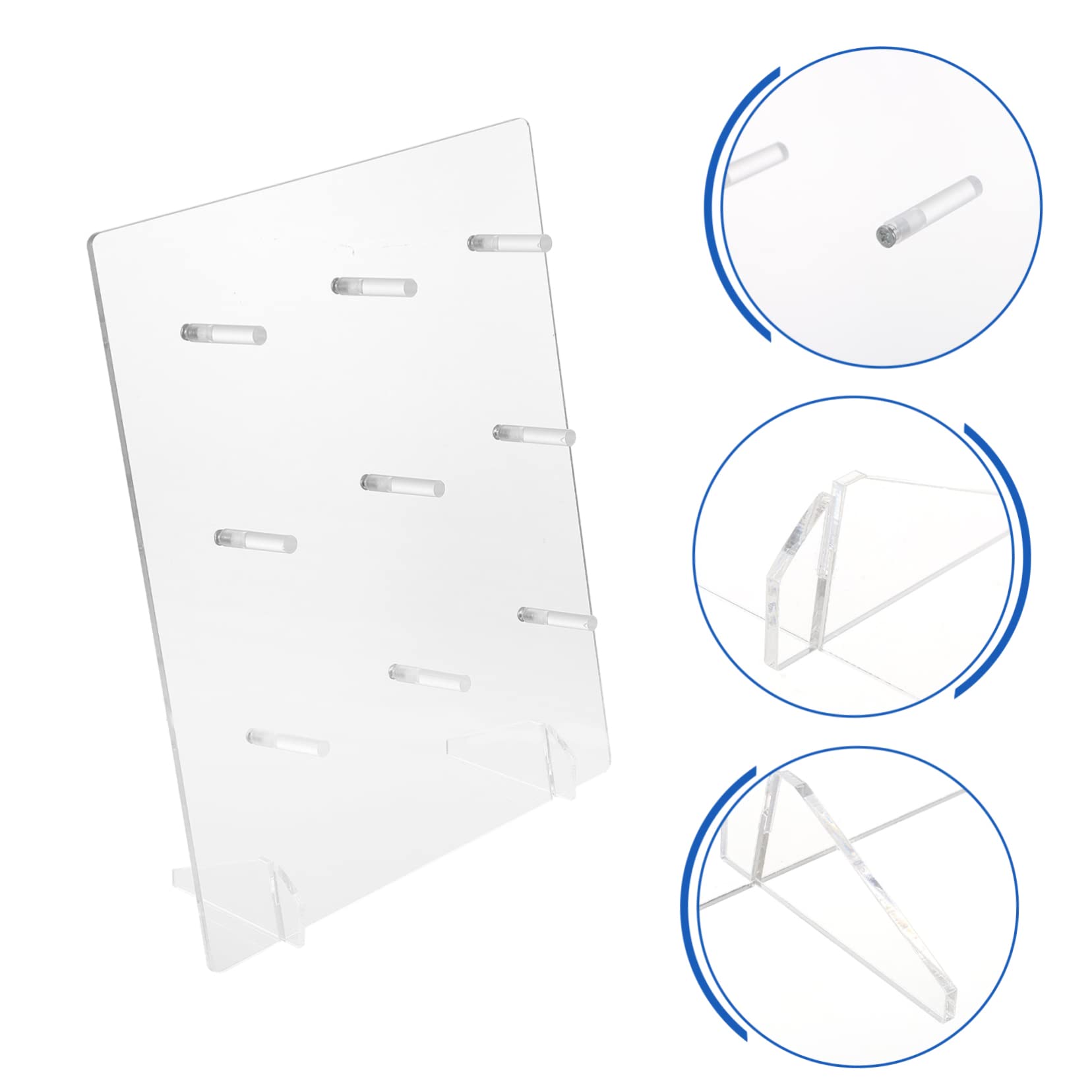 ABOOFAN 1 Pieza Soporte Acrílico para Donuts Exhibidor Transparente para Fiestas Bodas y Celebraciones para Decoración de Pasteles y Dulces