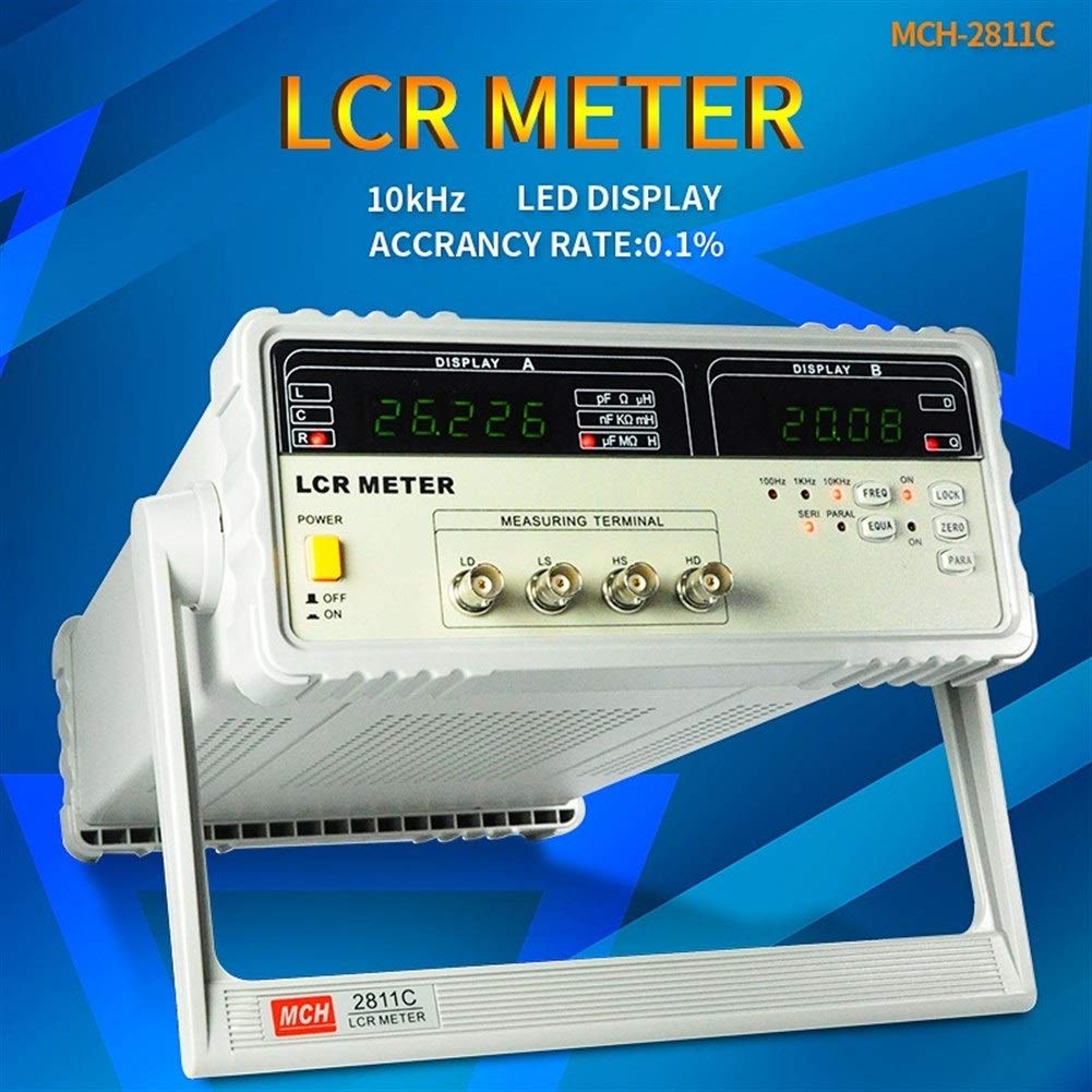 Cyfrowy miernik LCR 10 KHZ MCH-2811C Miernik testowania 100Hz-10kHz, test testowy L-Q, C-D, R-Q Dokładny pomiar