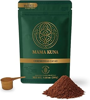 MAMA KUNA Ancestral Ceremonial Cacao Powder | Single Origin Colombian Cacao | Sacred Superfood for Ritual & Mindful Moments | Ceremonial Grade Cacao – 280g (9.88 oz)