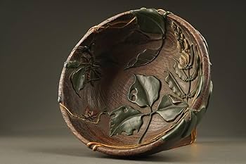 茶道具 蓮月 釘彫 菓子鉢 美品(ZE432) Amazon.co.jp: 千寿廣陵 金城一國斎 高盛絵 蟷螂蜂草花図 菓子器