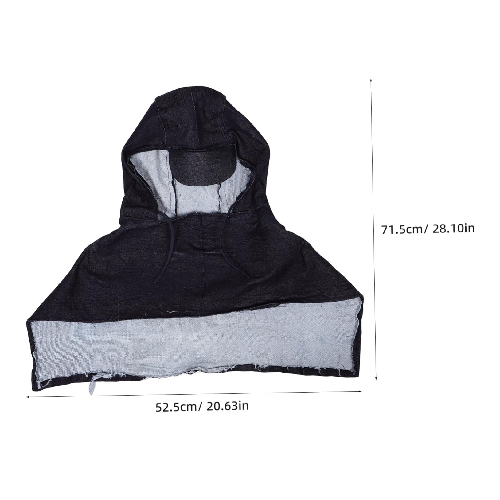 FOMIYES 4 Stück Robuste Denim Arbeitsmütze mit Vollschutz Winddicht Staubdicht für und Handwerk Atmungsaktiv Langlebig Strapazierfähig Beanie Cap für Outdoor und Arbeitsschutz