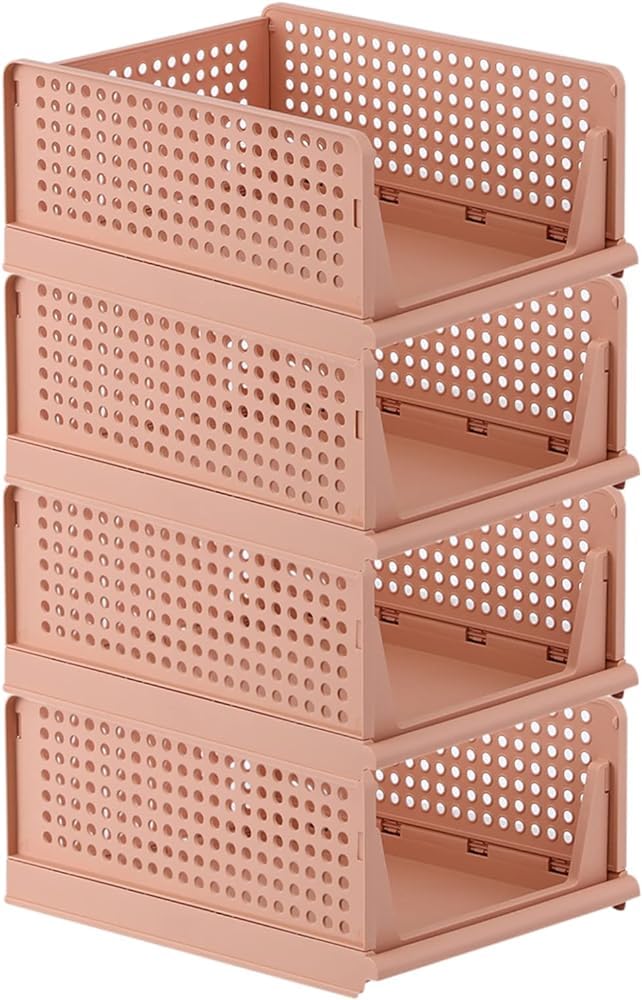 Placards pliants et bacs de rangement empilables pour la maison