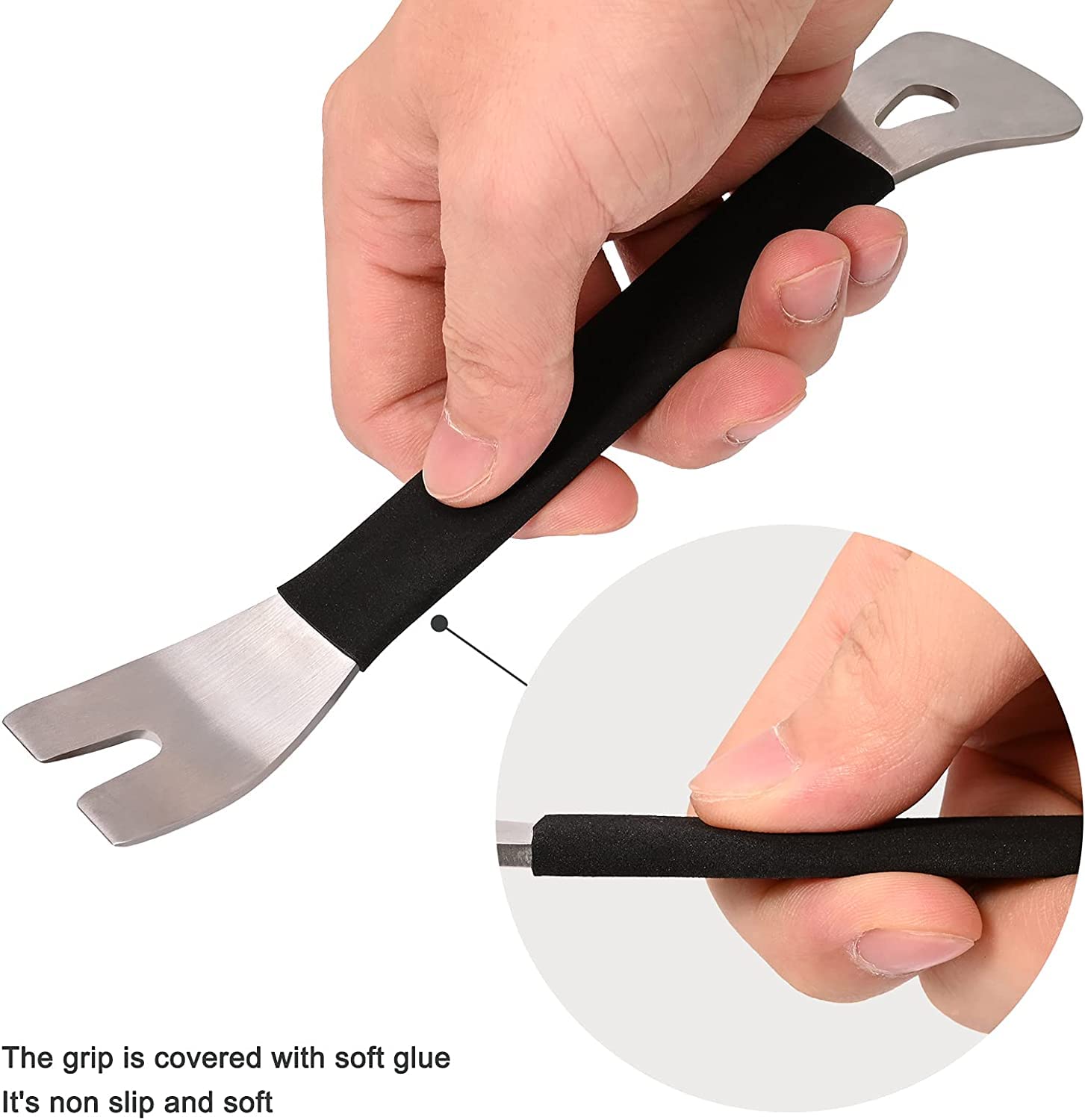 Kit De 6 Outils De Démontage En Acier Inoxydable - Pour Clips Auto, Tableau De Bord Et Panneaux De Portière - Universel