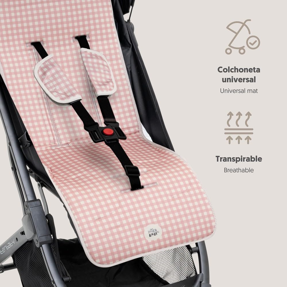 Materassino universale per passeggino Vichy