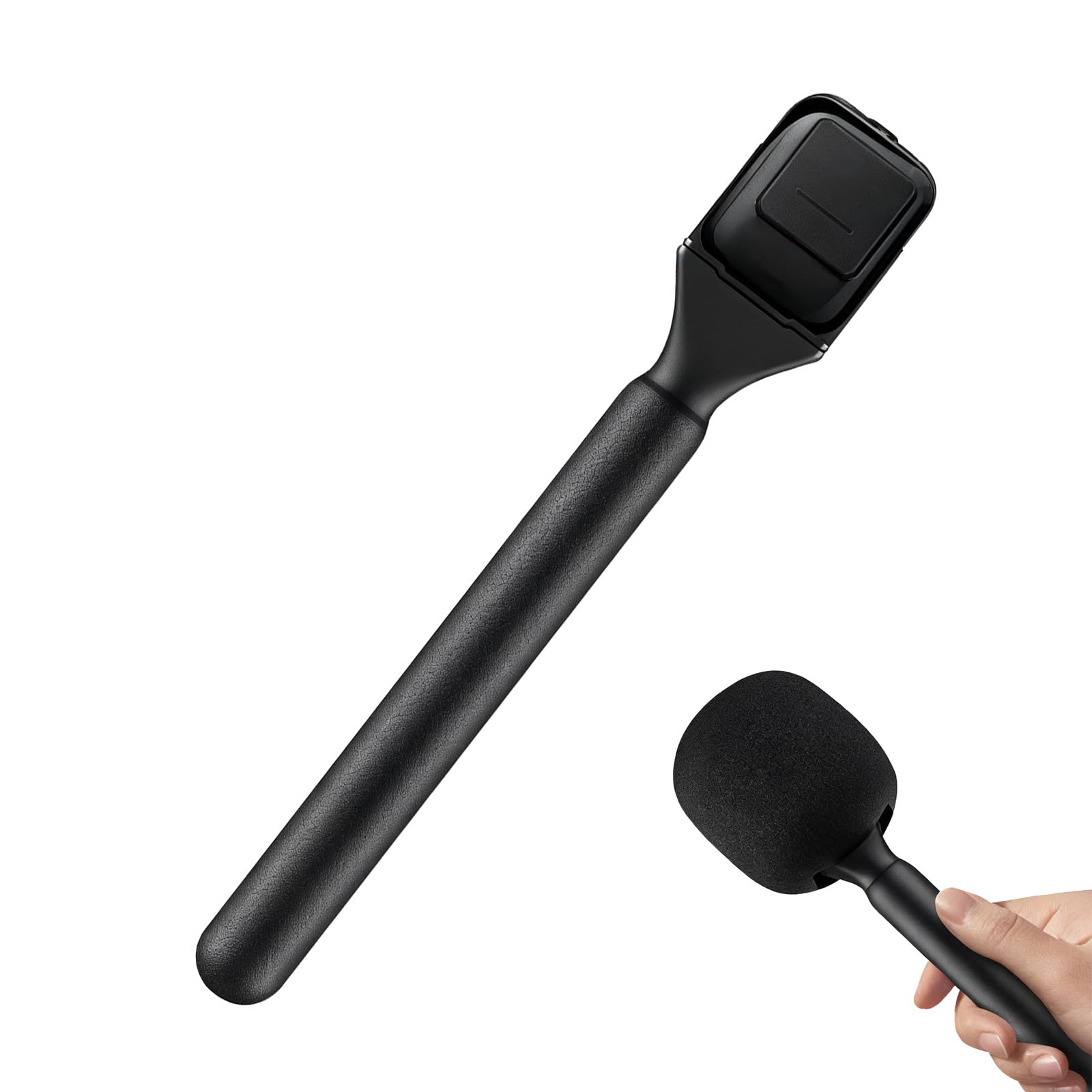 Handheld Wireless Mic Stand, Lavalier Microphone Interview Handheld Mount Adaptor