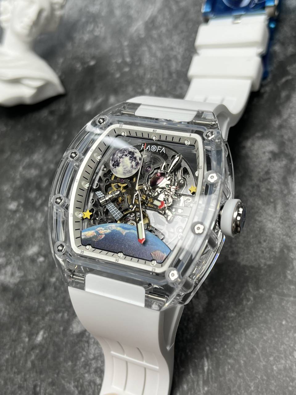 Amazon.com: Haofa 3D Interstellar Spaceship Mechanical Watch for