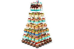 7 Tier Cupcake Stand for 100 Cupcakes: Flaunt Your Sweet Delights With Lavish Elegance
