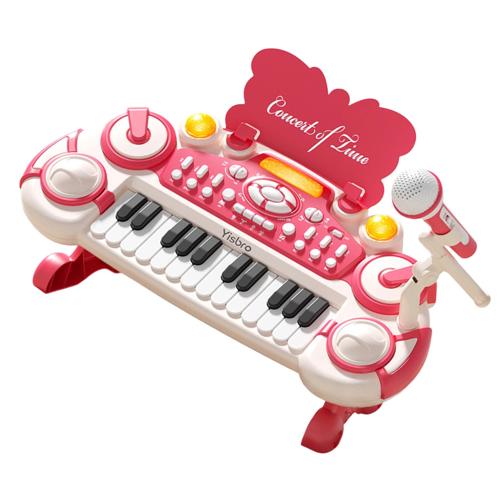 Teclado electrónico de Aprendizaje Inteligente, Juguete Musical para niños Estudiantes con múltiples Tonos, Instrumento Musical, Piano de Juguete, Teclado Realista
