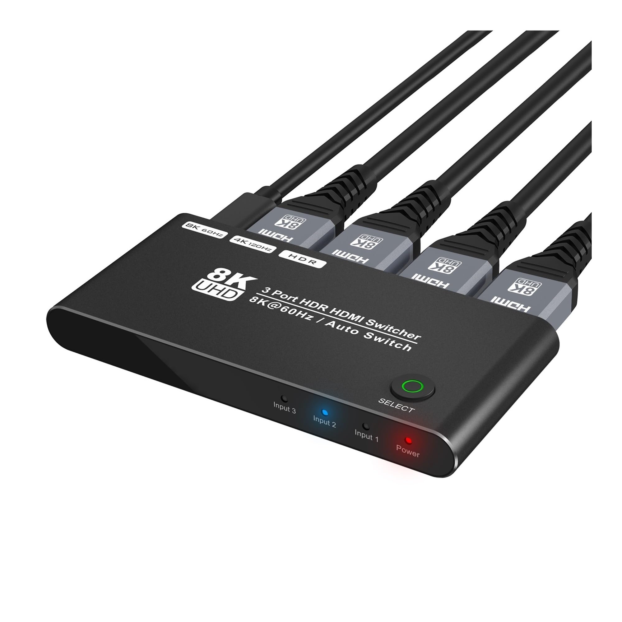 Amazon.co.jp: HDMI KVMスイッチ HDMI KVM切替器 8K HDMI対応 3入力1