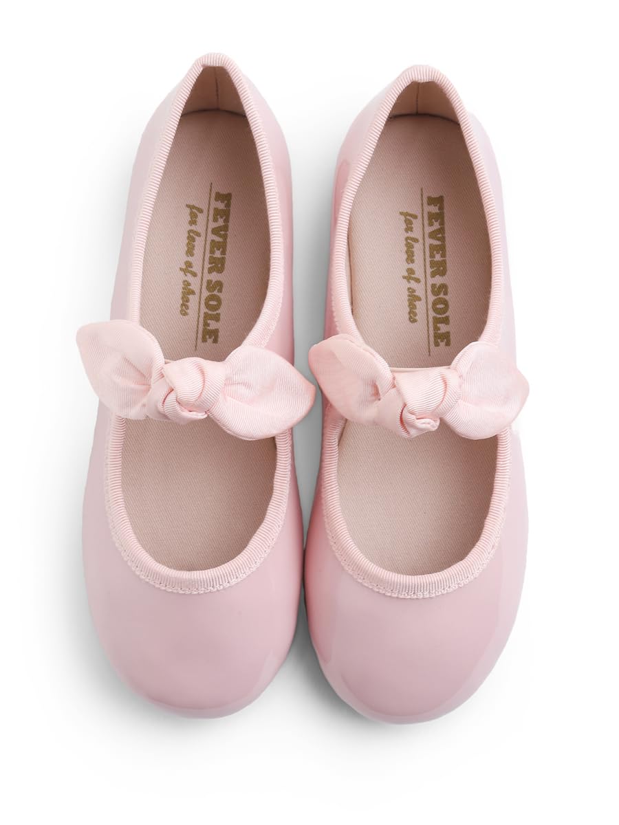 Feversole Bailarinas Niña de Vestir - Zapatos Cómodos para Ceremonias - Ballet Flats