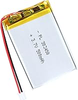 Vista 89 de 802030 Batería Lipo de 3.7V 400mAh 802030 Juego de Batería de Polímero de Litio Recargable con Conector JST PH2.0mm para Dispositivo Electrónico