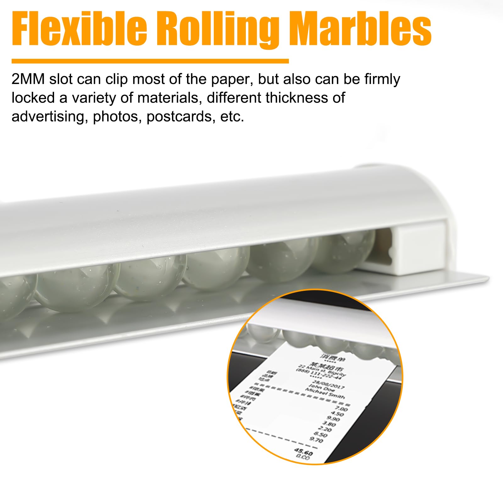 Porta Comande Per Ristorante - In Alluminio Autoadesivo 30cm - Foto 4