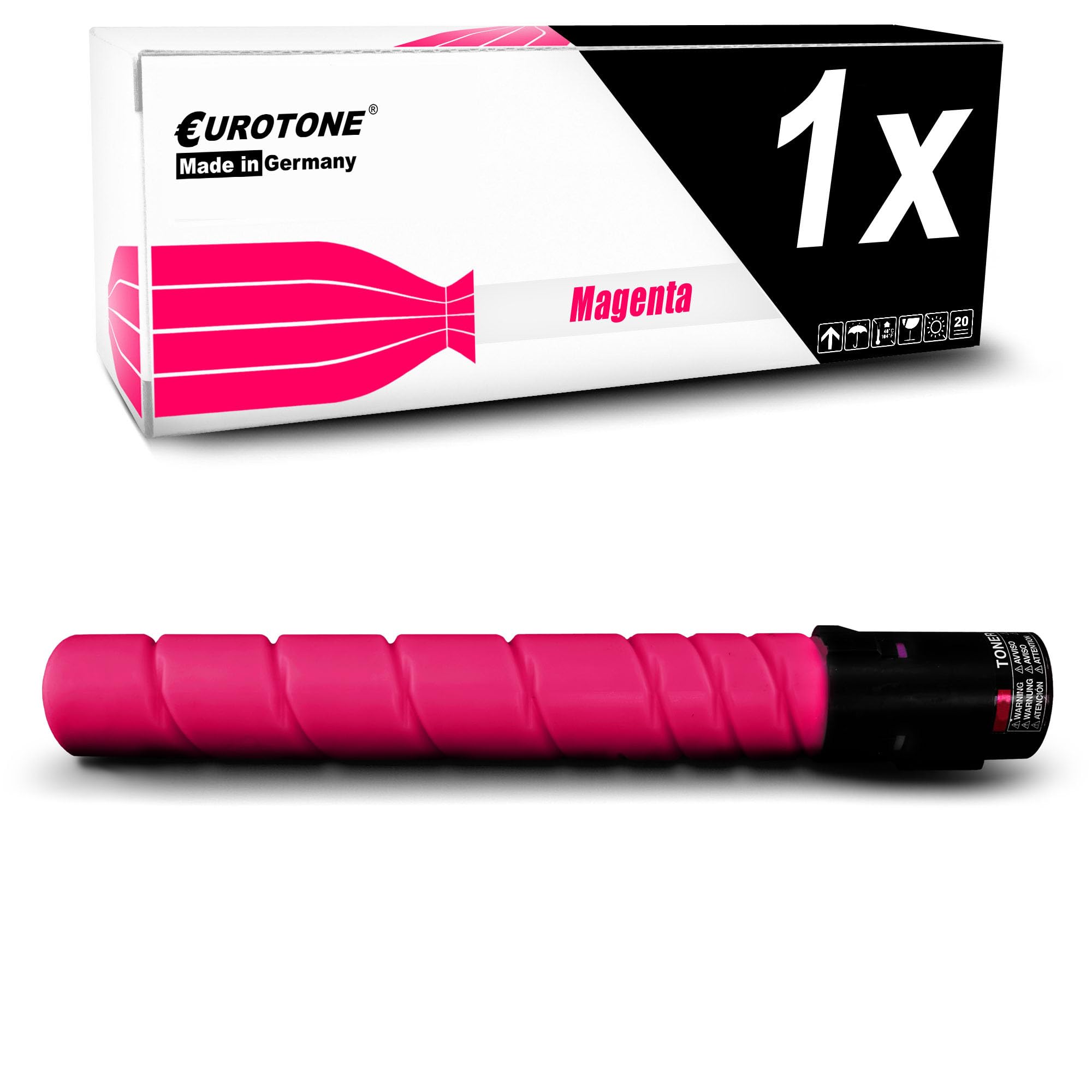 Toner magenta TN321M sans fuite compatible Bizhub C224 C284 - 8