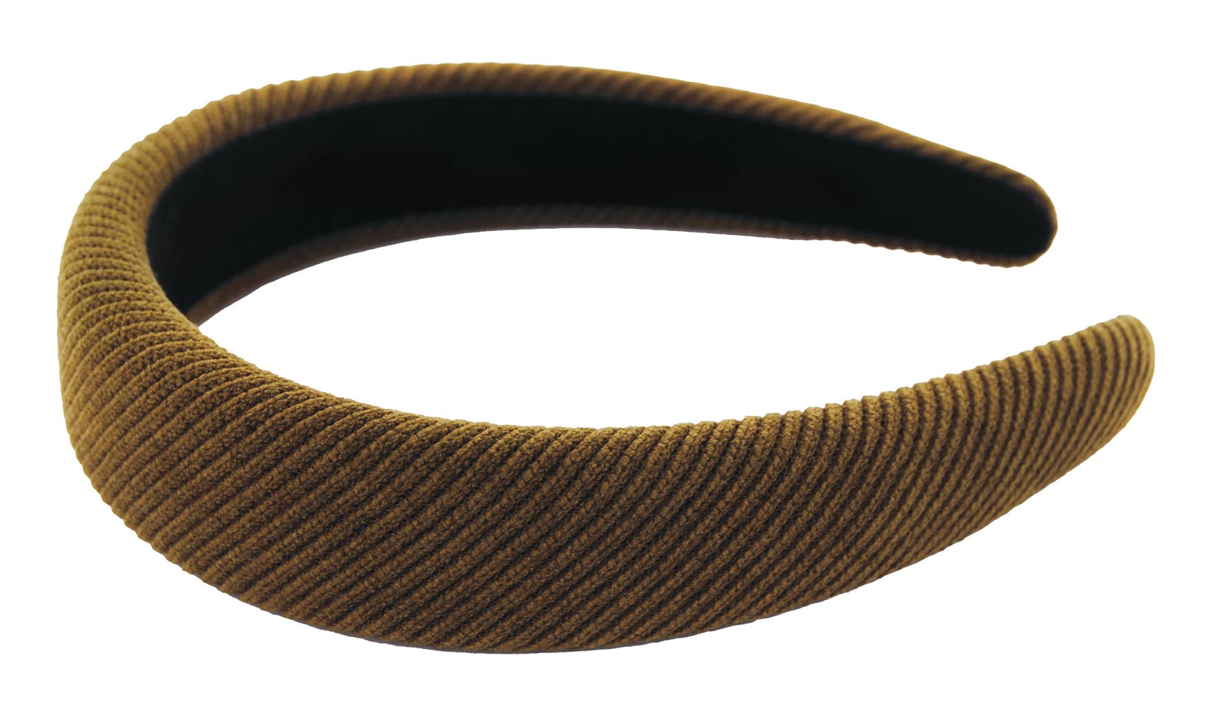 axy HRK5A Wide Headband with Fabric Padded Cord - Beautiful Headband Hair Accessories (Oliver) - Image 3