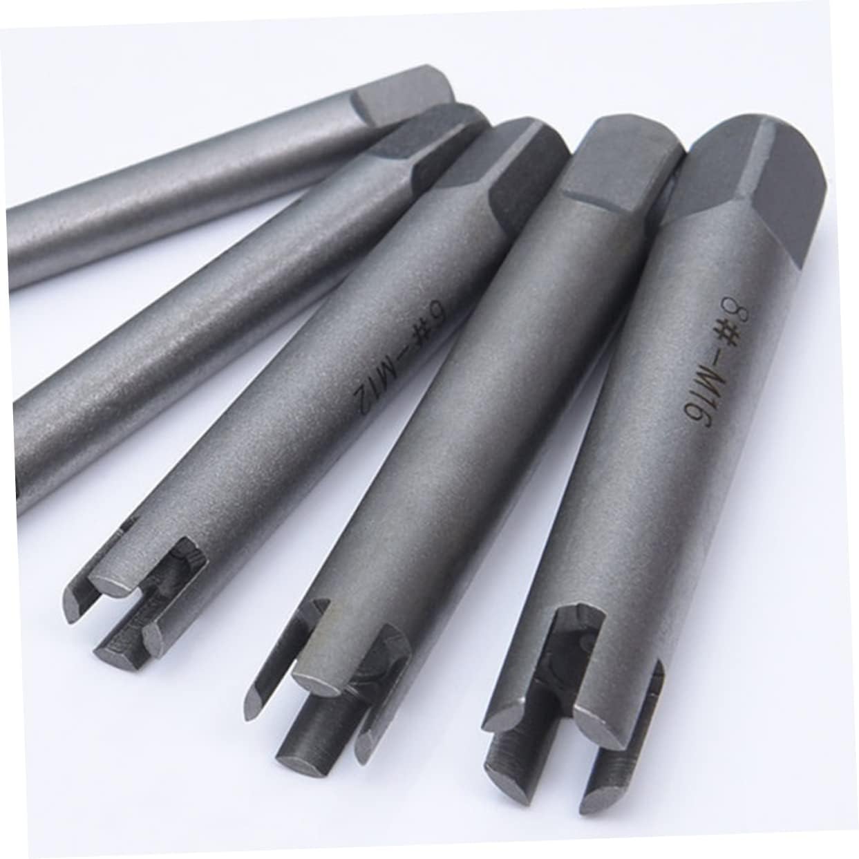 10Pcs Durable Screw Extractor Set Damaged Screw Remover Tools for Home Repair Includes Heavy Duty with Storage Box