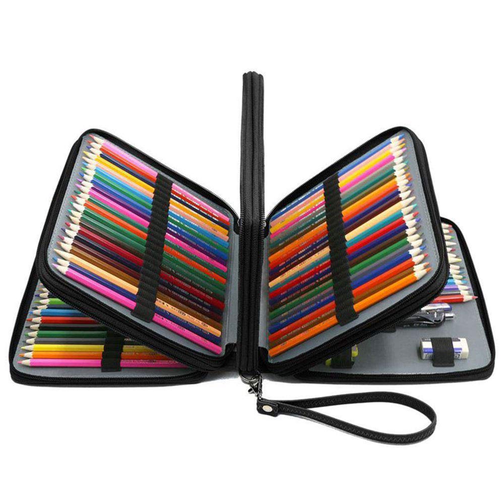 Amazon.co.jp: Culturaltu 184本入れ 鉛筆ケース デッサン ペンシル