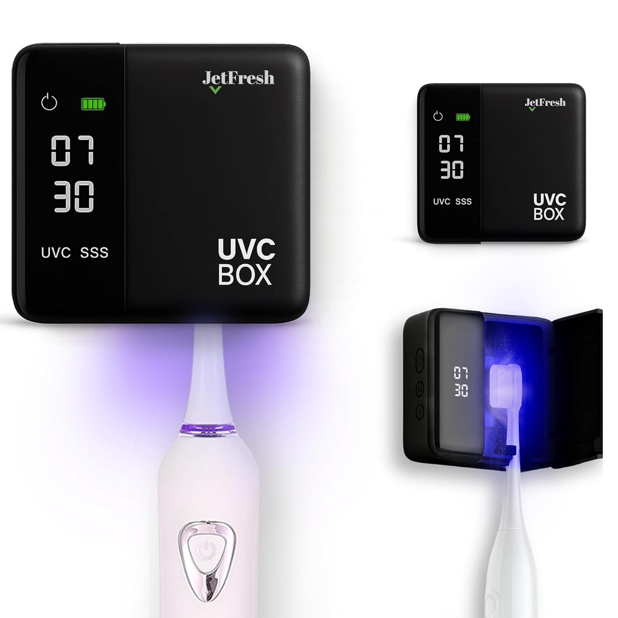 Amazon.com: UV Toothbrush Sanitizer Holder & Cleaner with LED