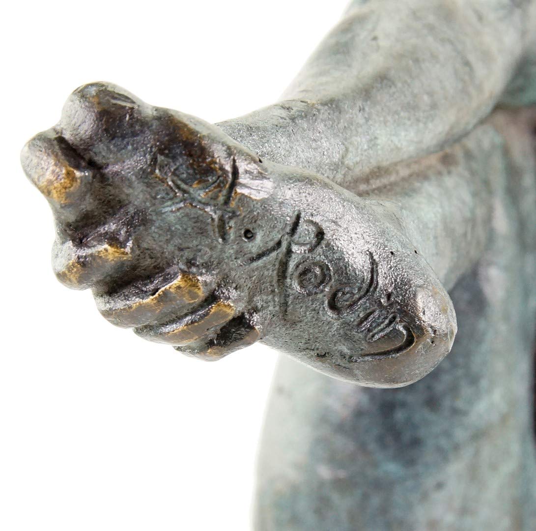 Moderne Bronzestatue - Iris, die Götterbotin (1891) - signiert Auguste Rodin - Musée Rodin Paris - Erotik Akt - Erotische Frauenfigur auf Marmorsockel - 100% Bronze - Kunst kaufen