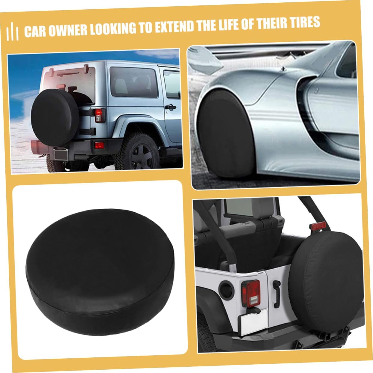Rv Spare Tire Cover Trailer Tire Protector Camper Wheel Cover Uv Protection