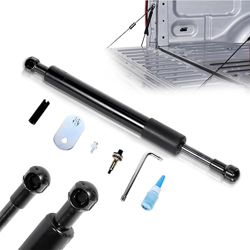 OCPTY Soportes de elevación de resortes de gas DZ43301 Amortiguador de asistencia para puerta trasera para Dodge Ram 1500 para Dodge Ram 2500 para