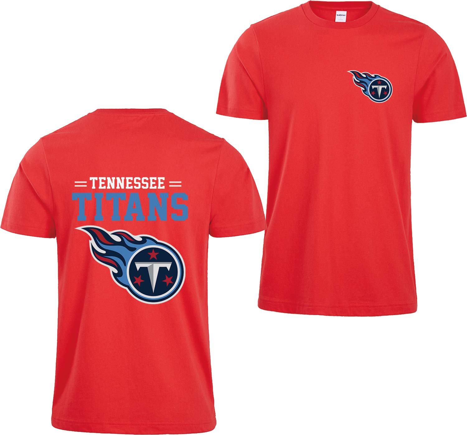 ZXTXGG Men's 3D Shirt Tennessee Titans NFL Digital Printing T-Shirt Pattern Printed T-Shirt