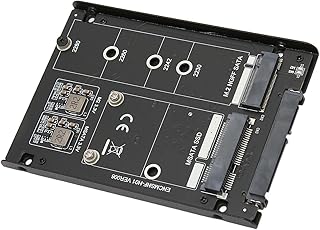 M.2 NGFF MSATA to SATA3 Adapter Card, MSATA to SATA3 Adapter Card 6Gbps Iron Practical Stable Performance for PC for Win 7