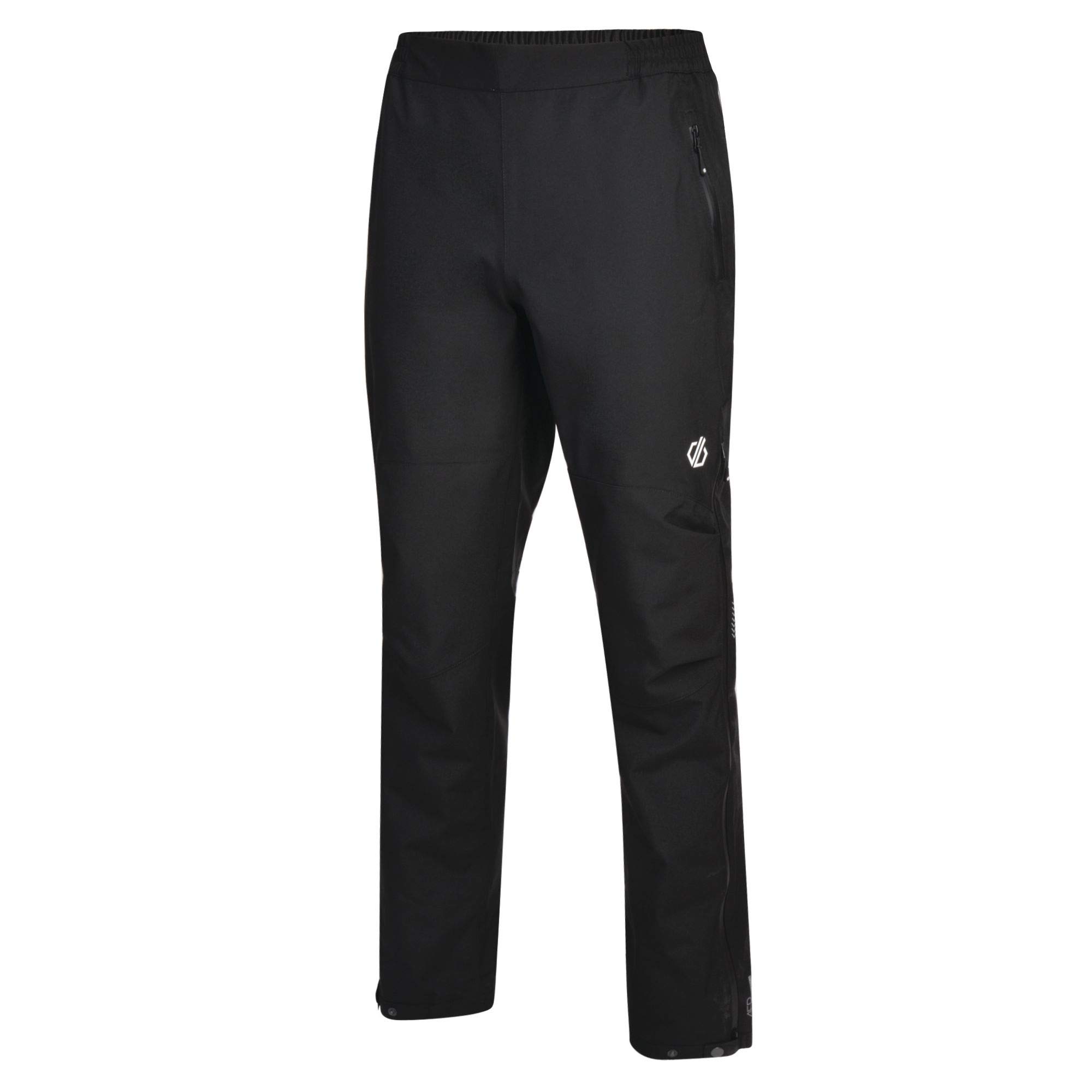 Dare 2b Men's Adriot Waterproof & Breathable Hardwearing Active Walking Overtrousers with 3/4 Side Zip and Taped Seams Overtrousers