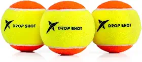 BOLA DE BEACH TENNIS DROP SHOT, AMARELA C/LARANJA