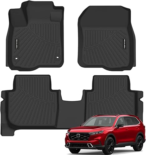 NIKALAIKA Alfombrillas para Honda CR-V CRV 2023-2024 (incluye híbrido), protección para todo tipo de clima, forros de goma TPE para Honda CRV 2023