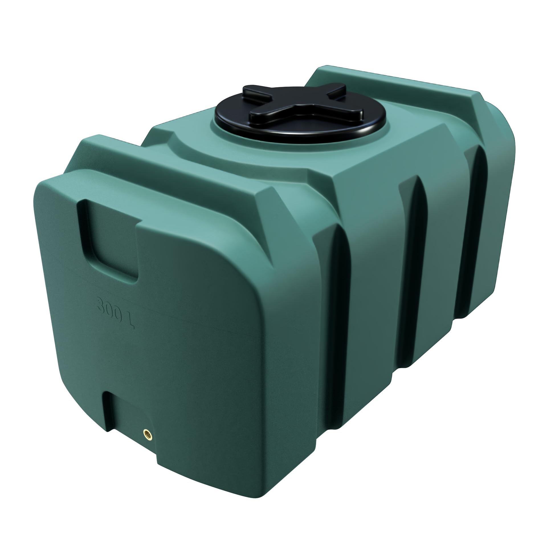 Varile Réservoir d'eau Potable Neo de 300 l, sans BPA, Filetage en Laiton 3/4" intégré, fabriqué en UE, adapté à Un Usage Alimentaire (Vert)