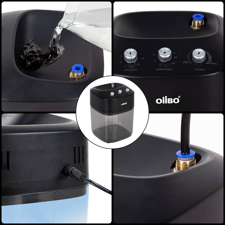 Amazon.co.jp: OIIBOミニ爬虫類加湿器 2.2L 噴霧器 爬虫類用