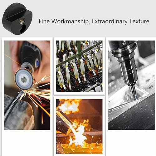 Miniatura 7 de Soporte de abrazaderas de clips de vidrio, soporte de espejo de pared de forma redonda, clips de espejo para espejo de 0.197-0.433 in de grosor para