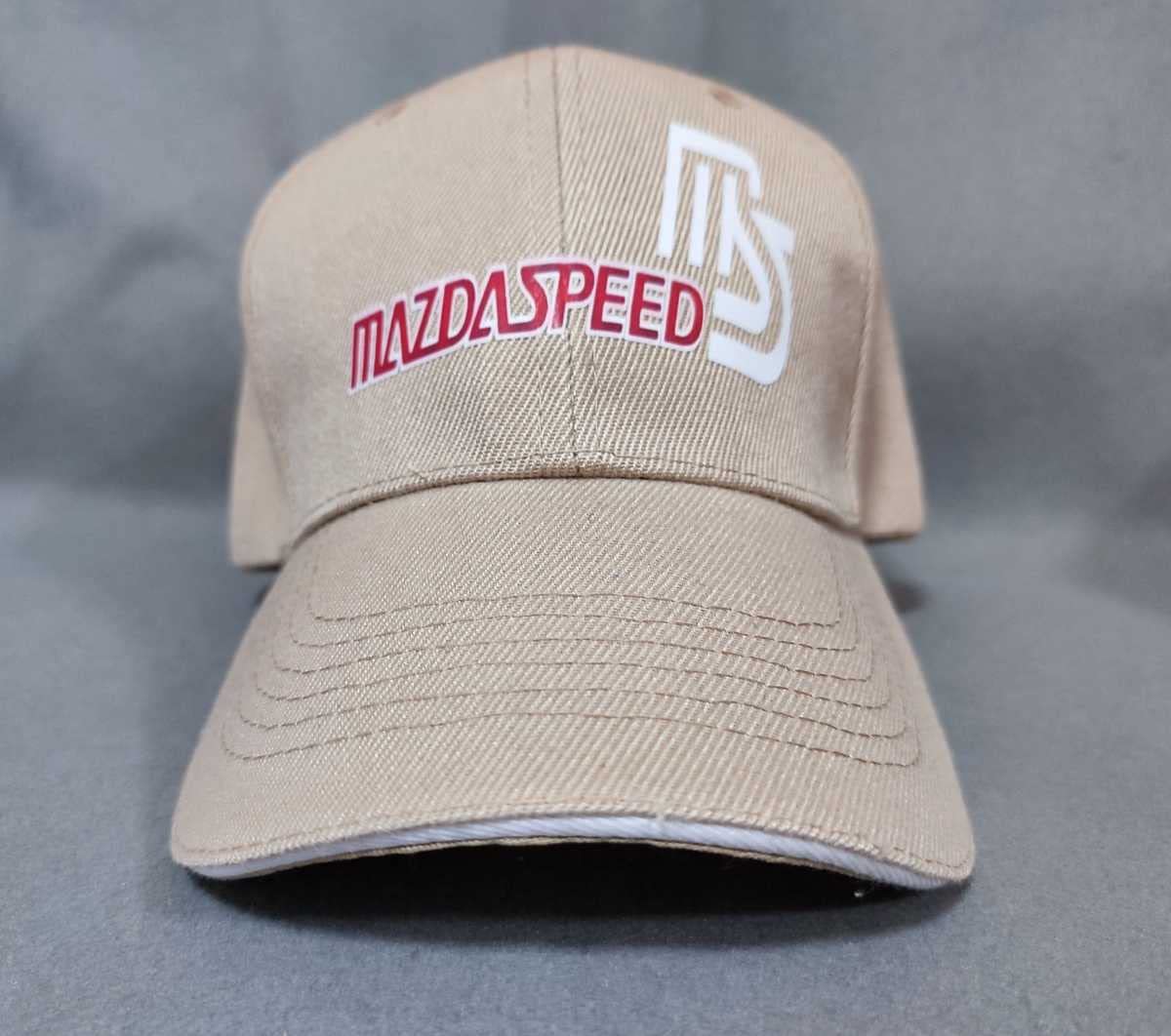 Amazon.co.jp: マツダスピード キャップ ベージュ CAP 帽子 野球帽