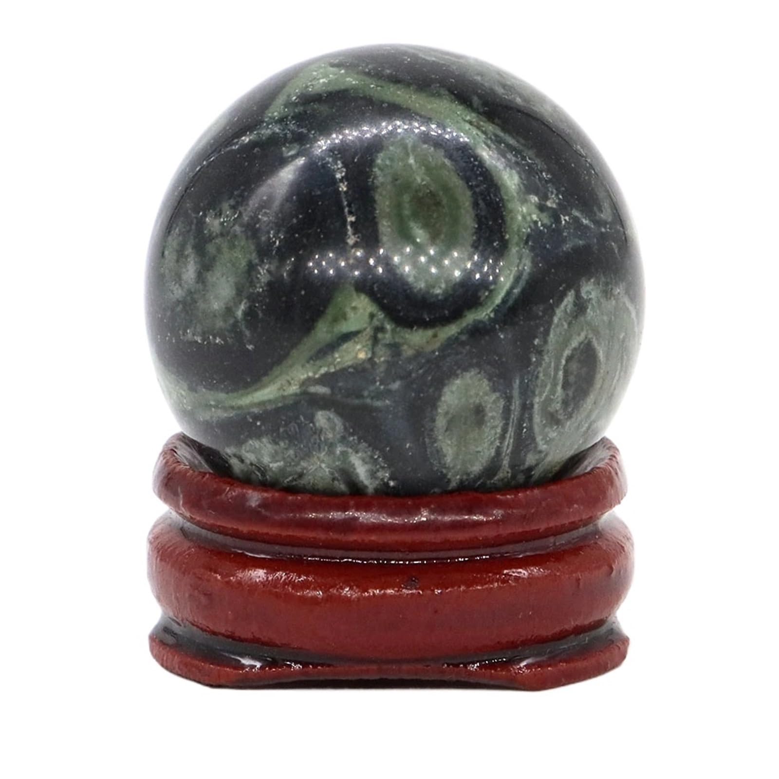 BAYNOPURIN Crystal Sphere 30mm Stone Sphere Quartz Globe Mineral Collection Household Decor