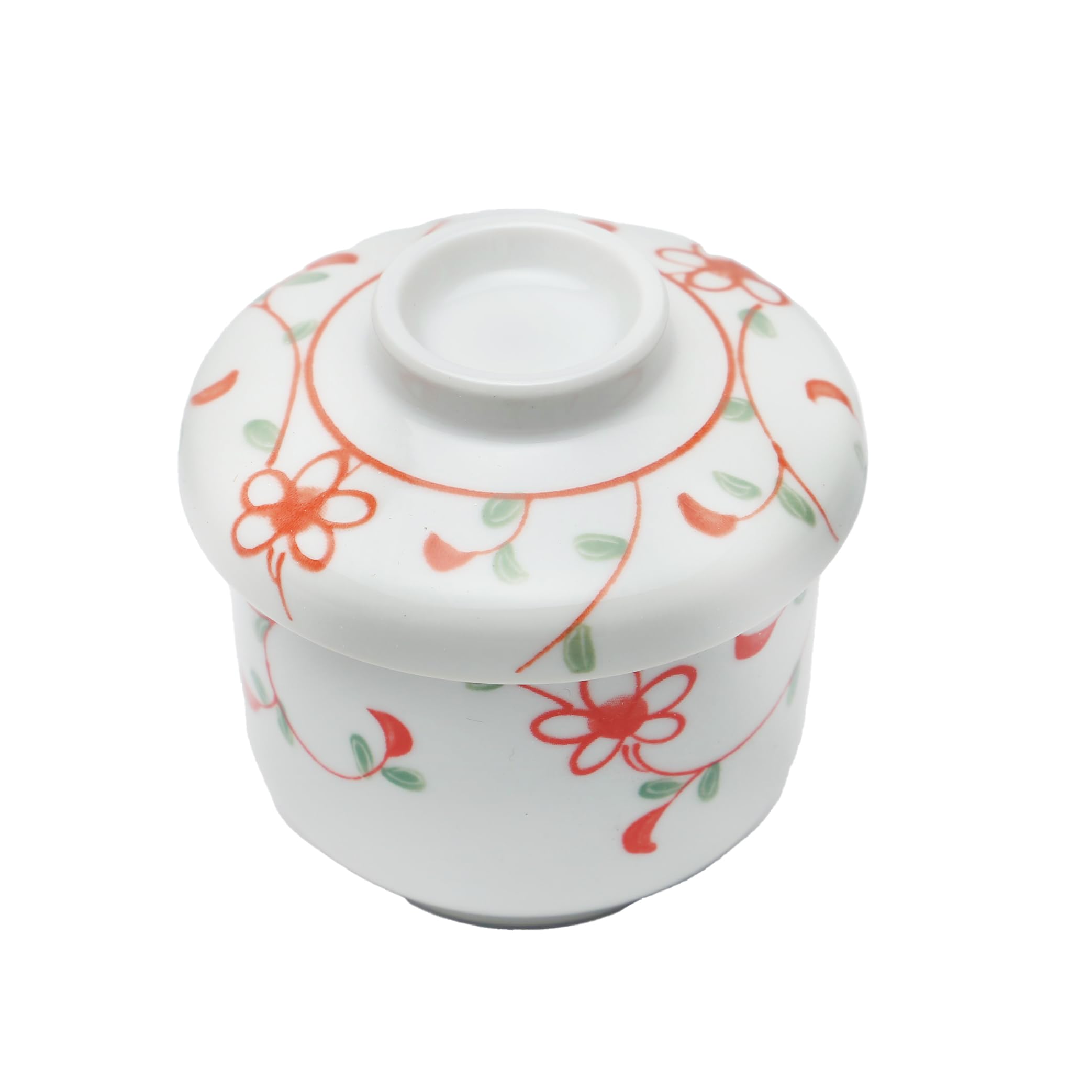 Amazon｜カネセ 蒸し碗 茶碗蒸し碗 茶碗蒸し 器 セット 美濃焼 花赤絵