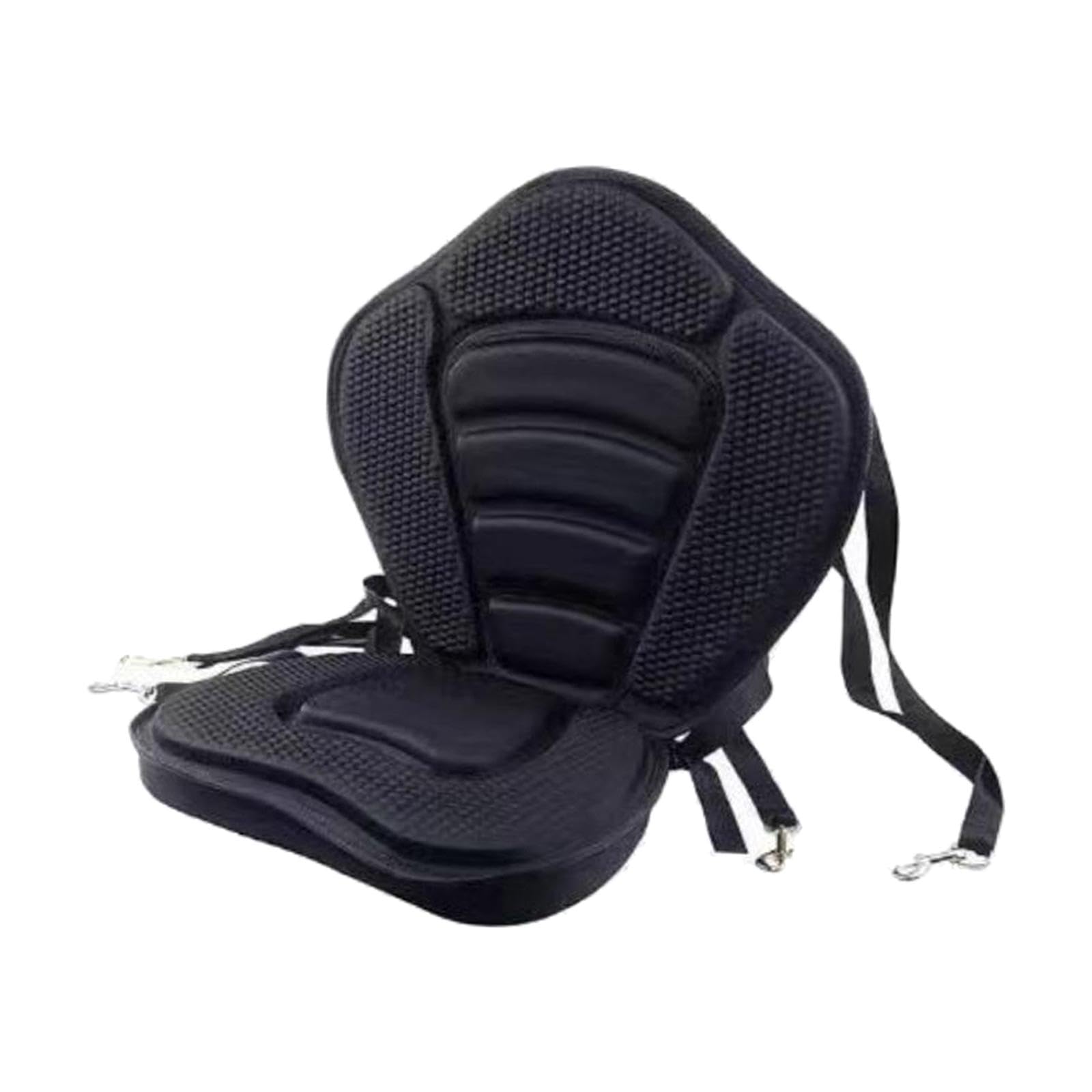 Kayak Seats with Back Support for Sit in Comfortable Sitting,5cm Thick Padded Canoe Backrest Seat with 4 Adjustable Straps for Kayaking, Canoeing, Fishing, Paddle Boarding