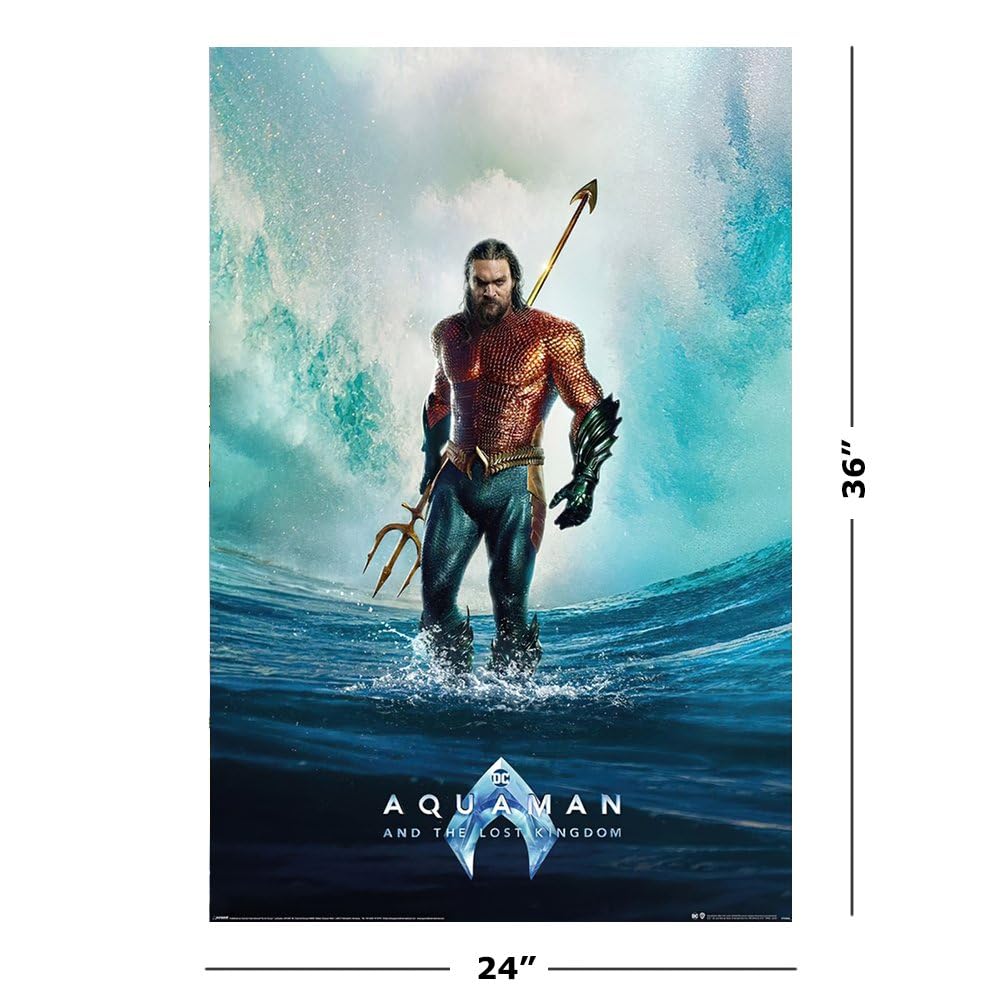 Amazon.com: Aquaman y el reino perdido - Póster de película (Jason