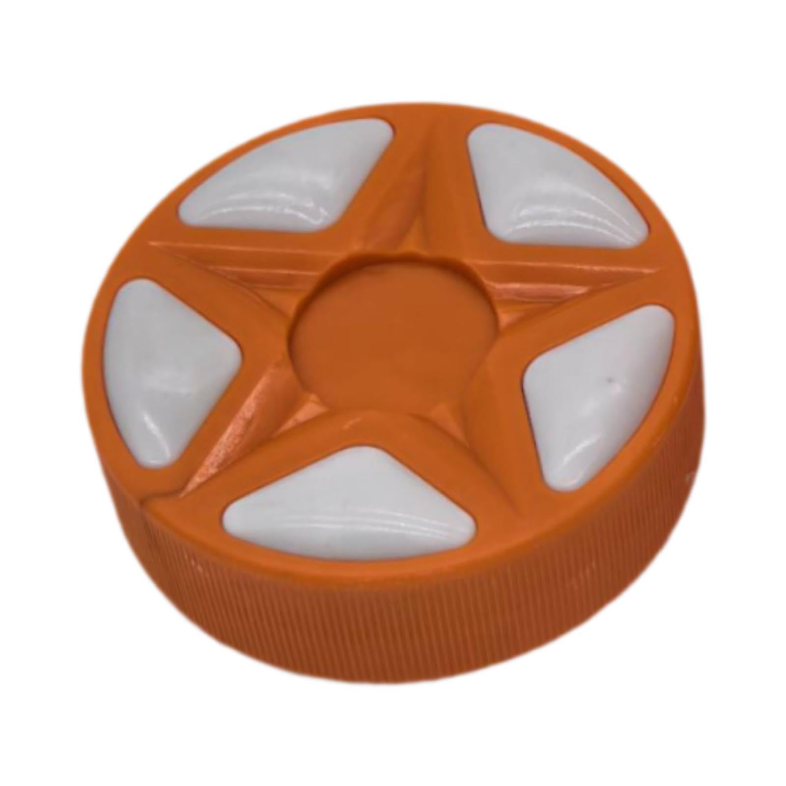 QSTDGVPW Roller Hockey Puck Standard Outdoor Game Team Sports Replacement Practice Inline Hockey Ball, Orange