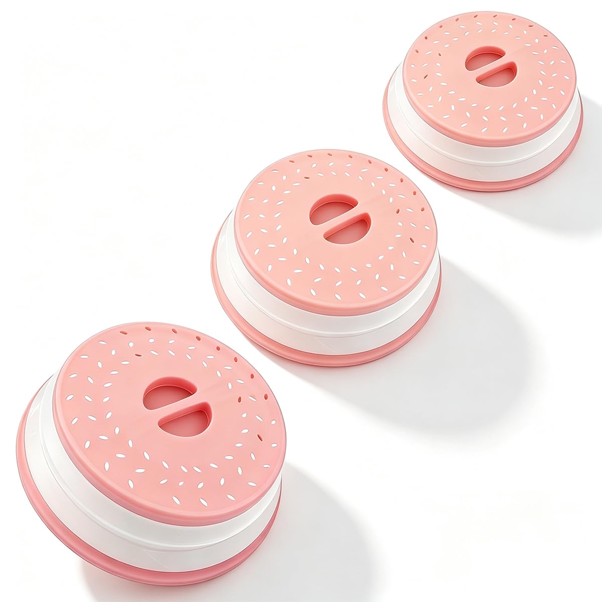 Set of 3 Collapsible Microwave Splatter Cover