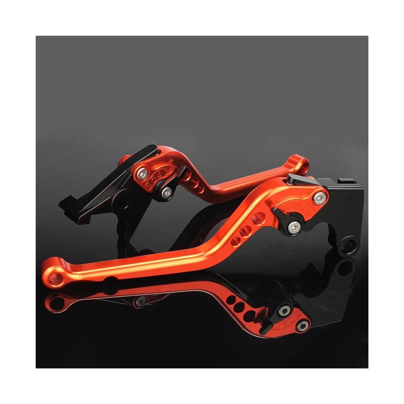Spamfafghq Orange For Vespa Px Disc Models Lml 125 150 200 Star Px125 Px150 Front Rear Durm Adjustable Motorcycle Brake Clutch Levers(,177Mm)
