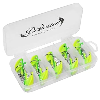 Dovesun Jig Heads Underspin Jig Heads U2013 Ganchos De Pesca Para Crappie Bass Trucha, 116 Oz, 18 Oz